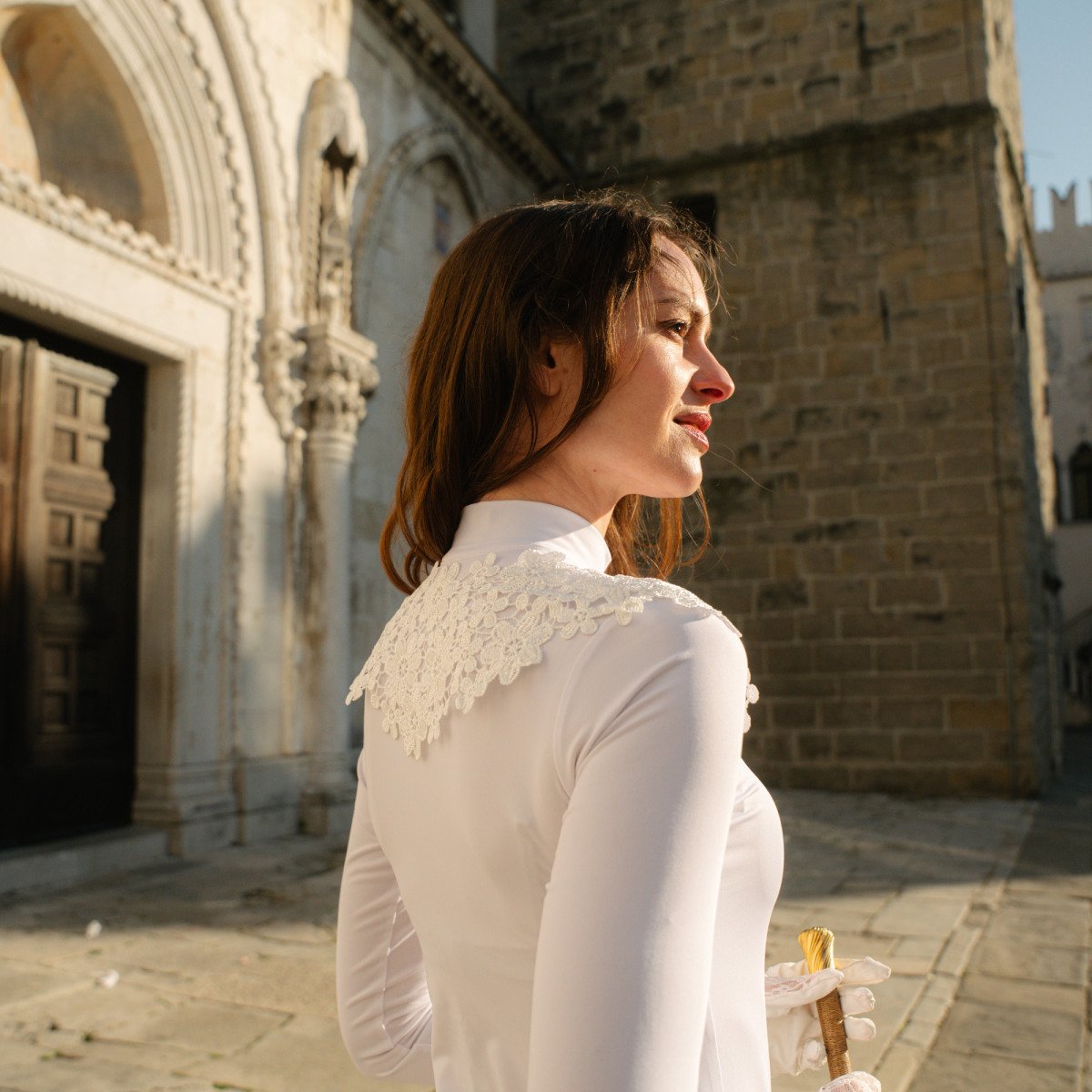 Cavalliera - Kurzarm-Turniershirt BLOSSOM - Reitbekleidung